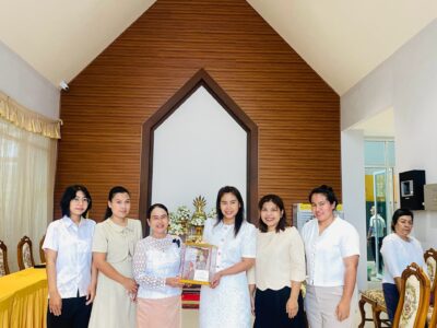 พิธีเจริญพระพุทธมนต์ อาคารกลุ่มพิธีการศพที่ได้รับพระราชทาน สำนักงานวัฒนธรรมจังหวัดอุทัยธานี